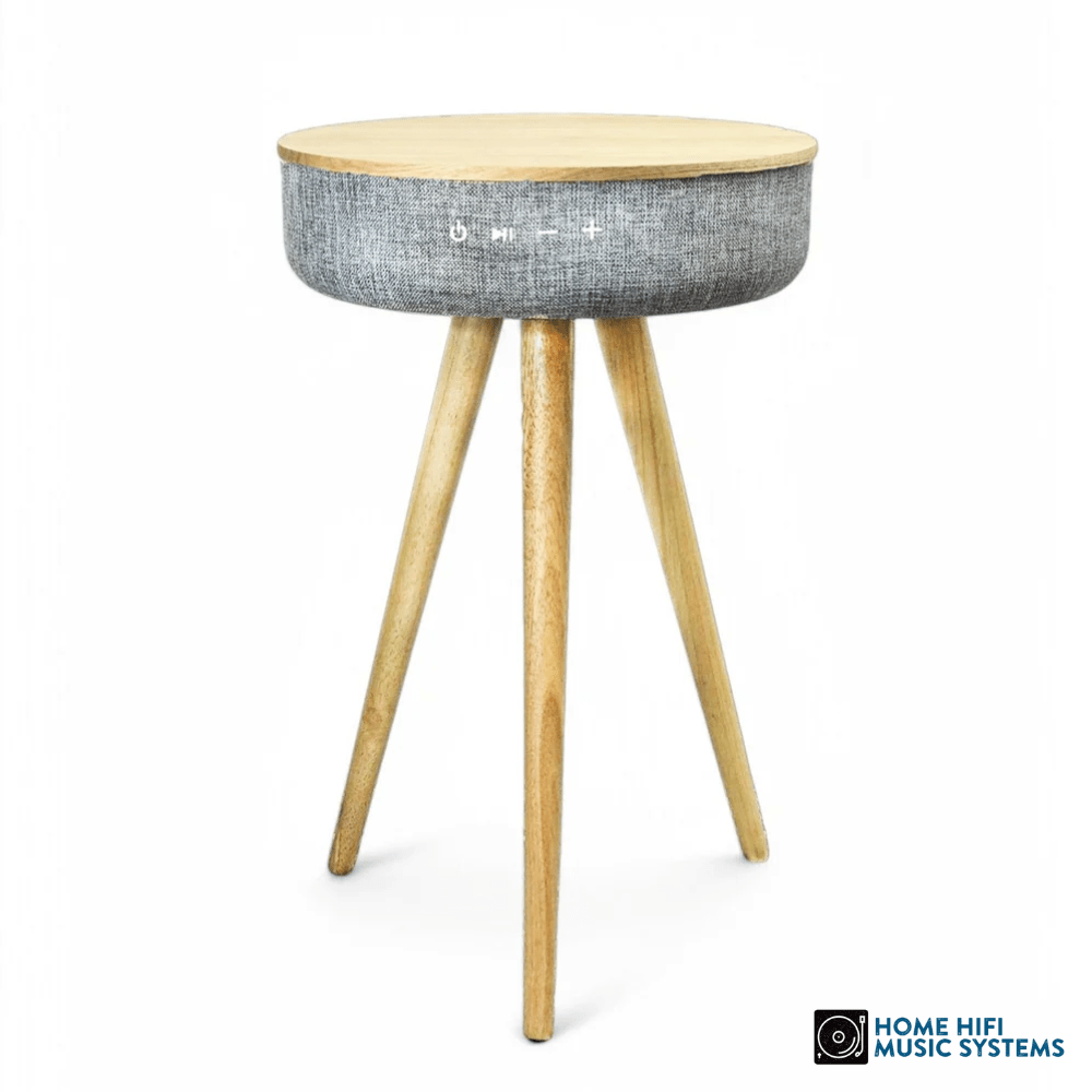 Steepletone TABBLUE 2.1 Bluetooth Music System AUX Playback 2x USB Charging Sockets (Light Wood)