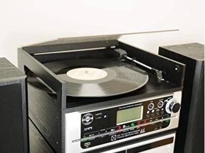 Steepletone CAPITOL 6-in-1 Modular Music System with Twin CD & Cassette �?CD/MP3 Recording