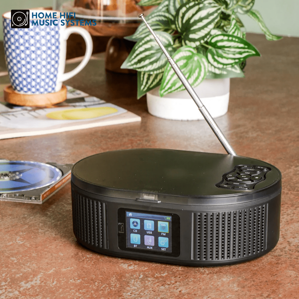 Steepletone Boyard Portable CD Player with Bluetooth, FM Radio, USB & SD Playback