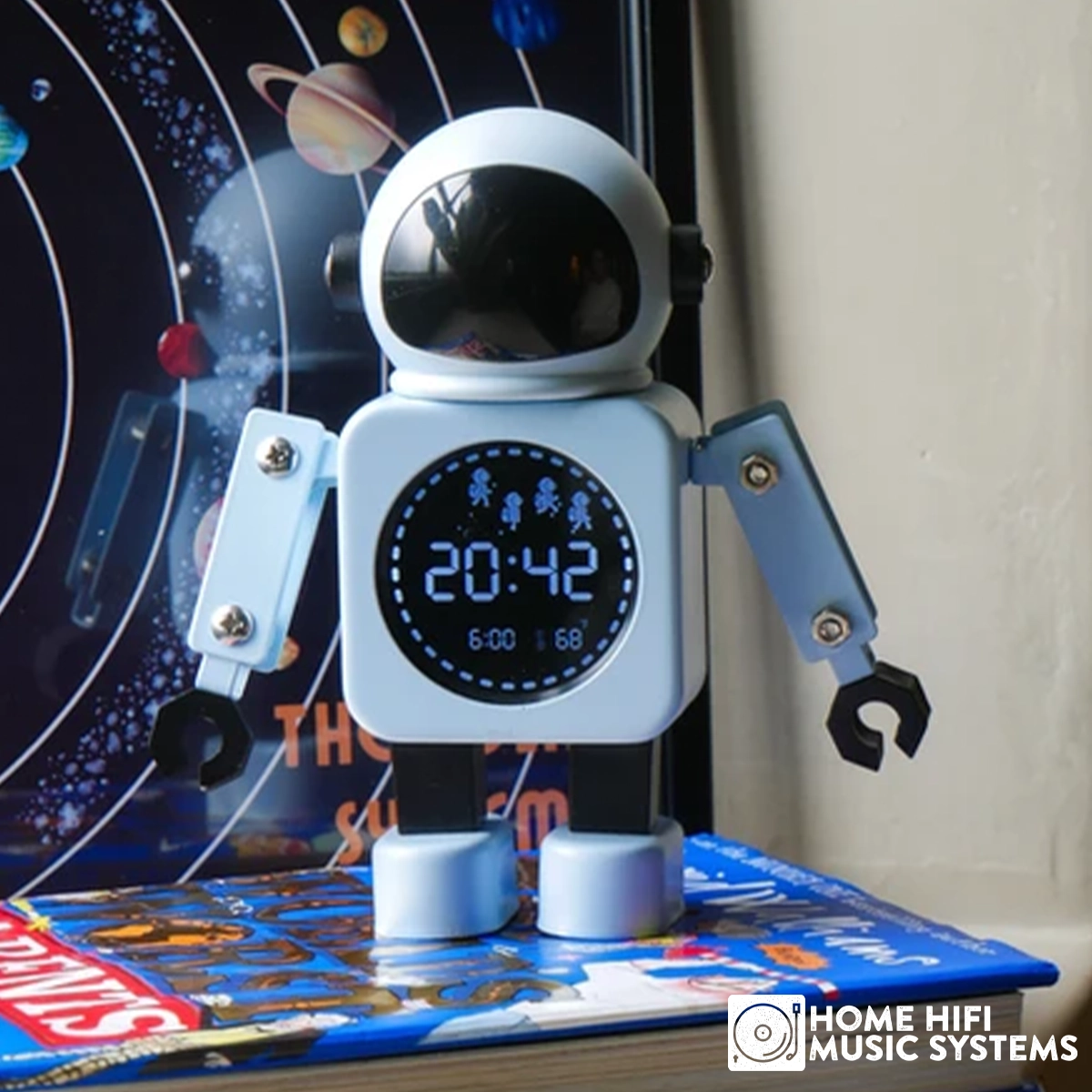 Steepletone Space Time Kids Bedside digital Alarm Clock