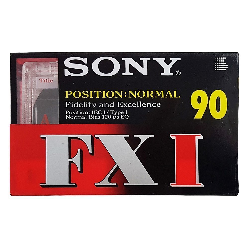 Sony FX90 Ferric Blank Audio Cassette Tapes (Pack of 3)