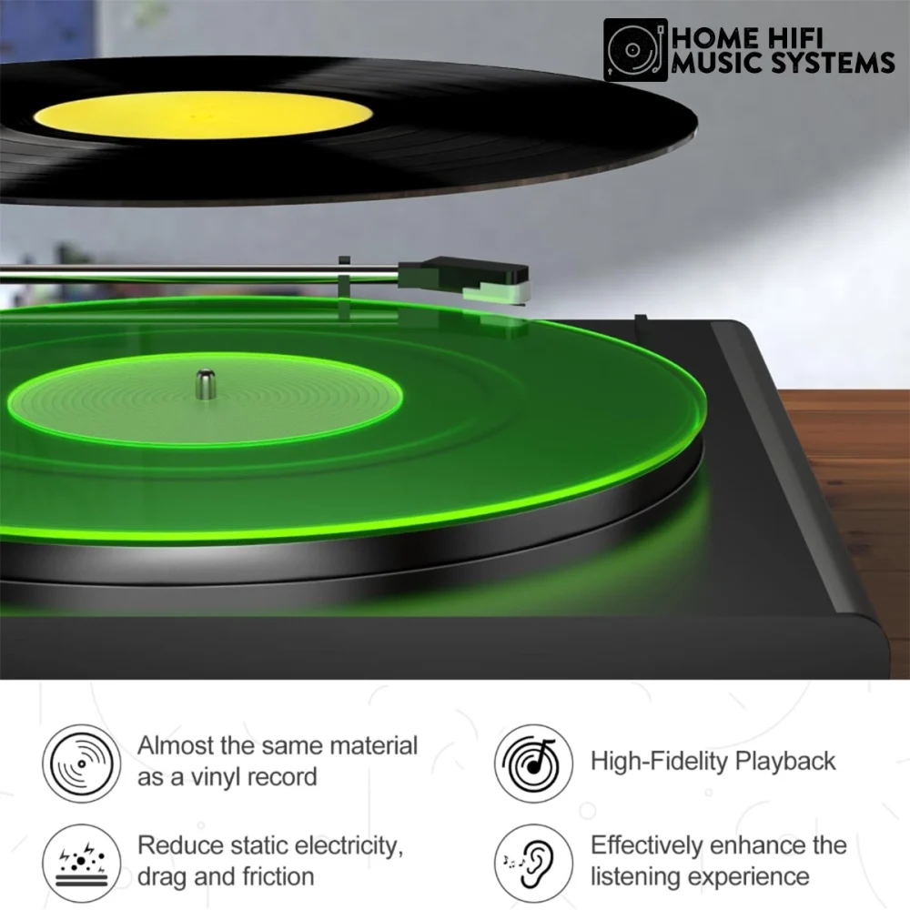 Acrylic Turntable Mat �?Enhance Your Vinyl Experience �?DJ Slipmats