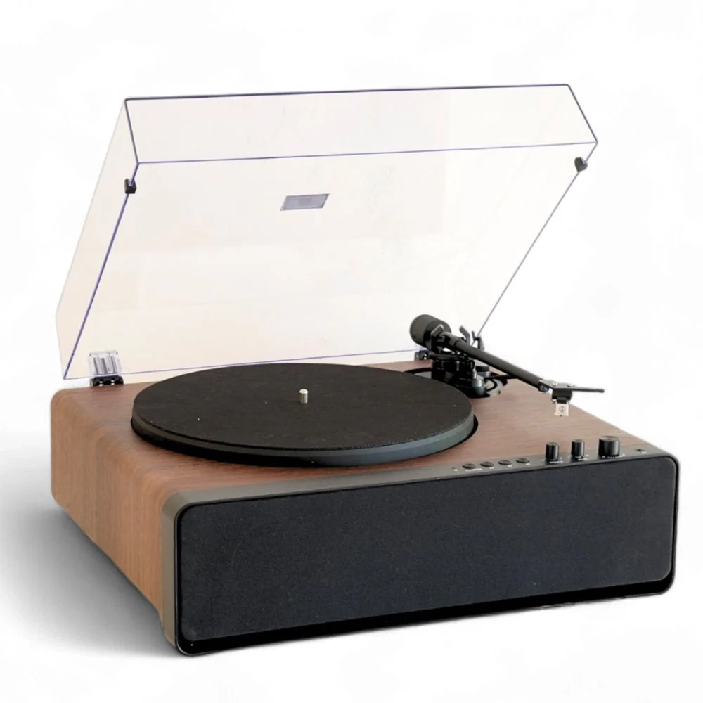 Steepletone Richmond All-in-One High-Quality Turntable Record Player with Audio-Technica Stylus & Bluetooth