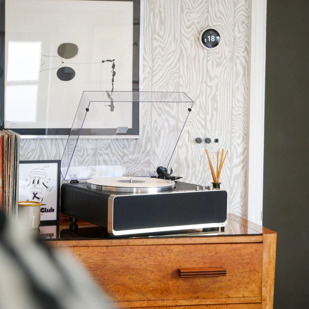 Steepletone Richmond All-in-One High-Quality Turntable Record Player with Audio-Technica Stylus & Bluetooth