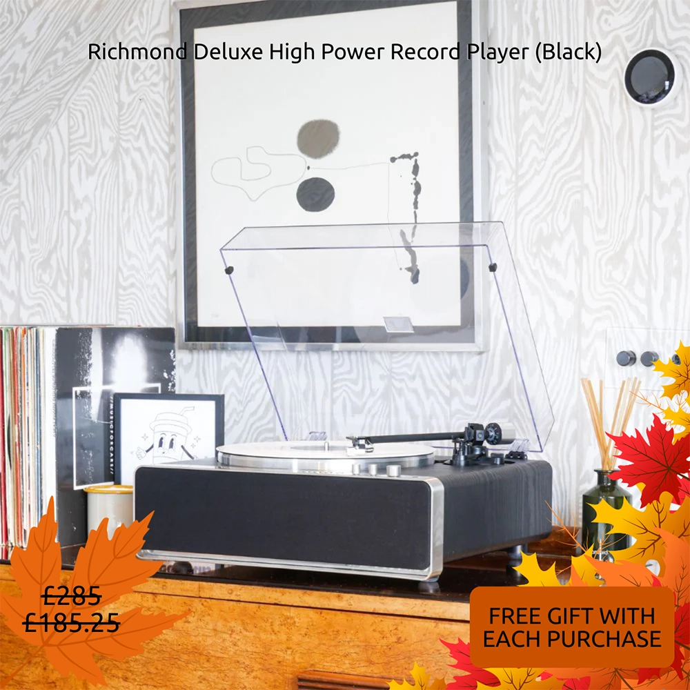 Steepletone Richmond All-in-One High-Quality Turntable Record Player with Audio-Technica Stylus & Bluetooth