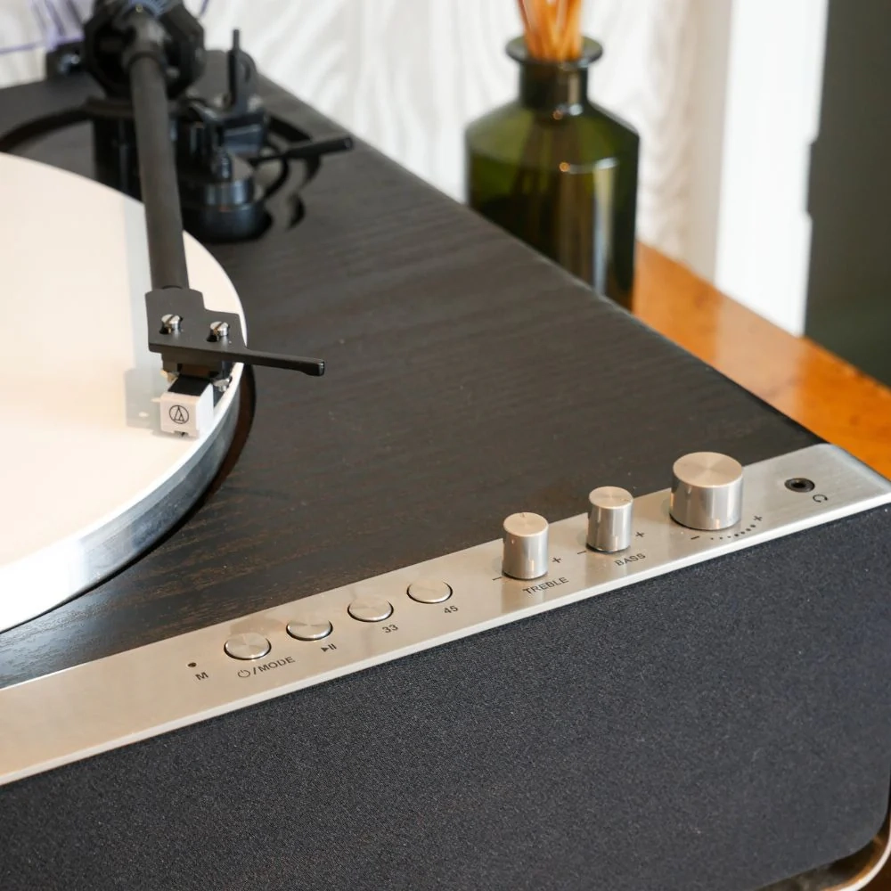 Steepletone Richmond All-in-One High-Quality Turntable Record Player with Audio-Technica Stylus & Bluetooth