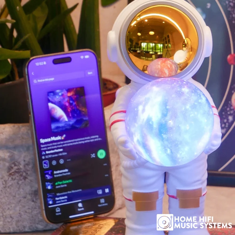 Steepletone Robot Space Sound Bluetooth High Quality Speaker with FM Radio & MP3 Playback