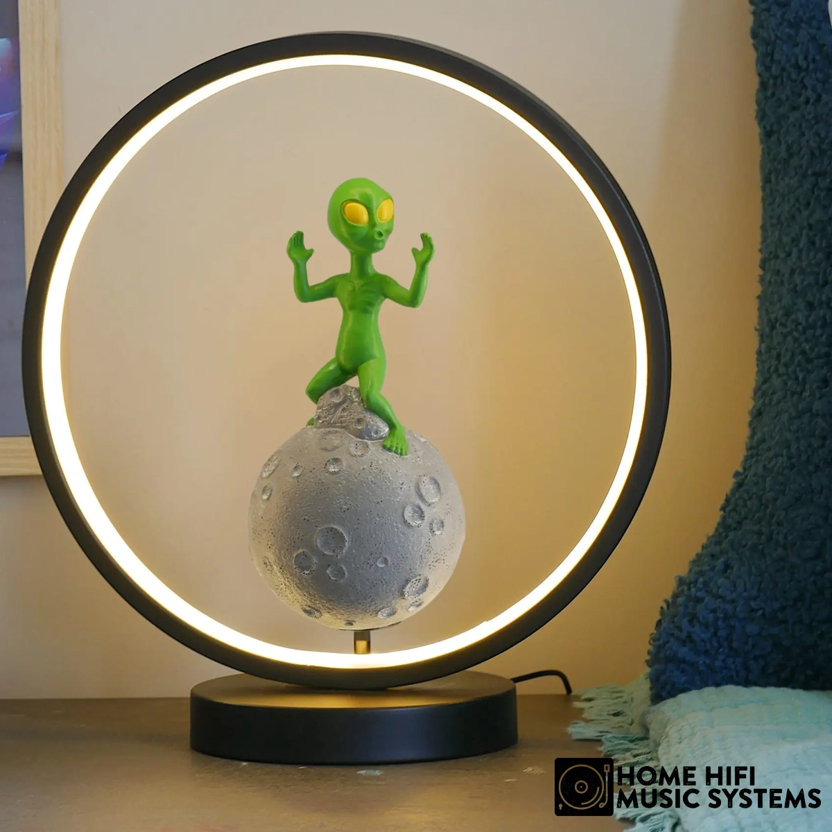 Steepletone Astro Alien Bedside Light with Warm Glow LED Ring Light