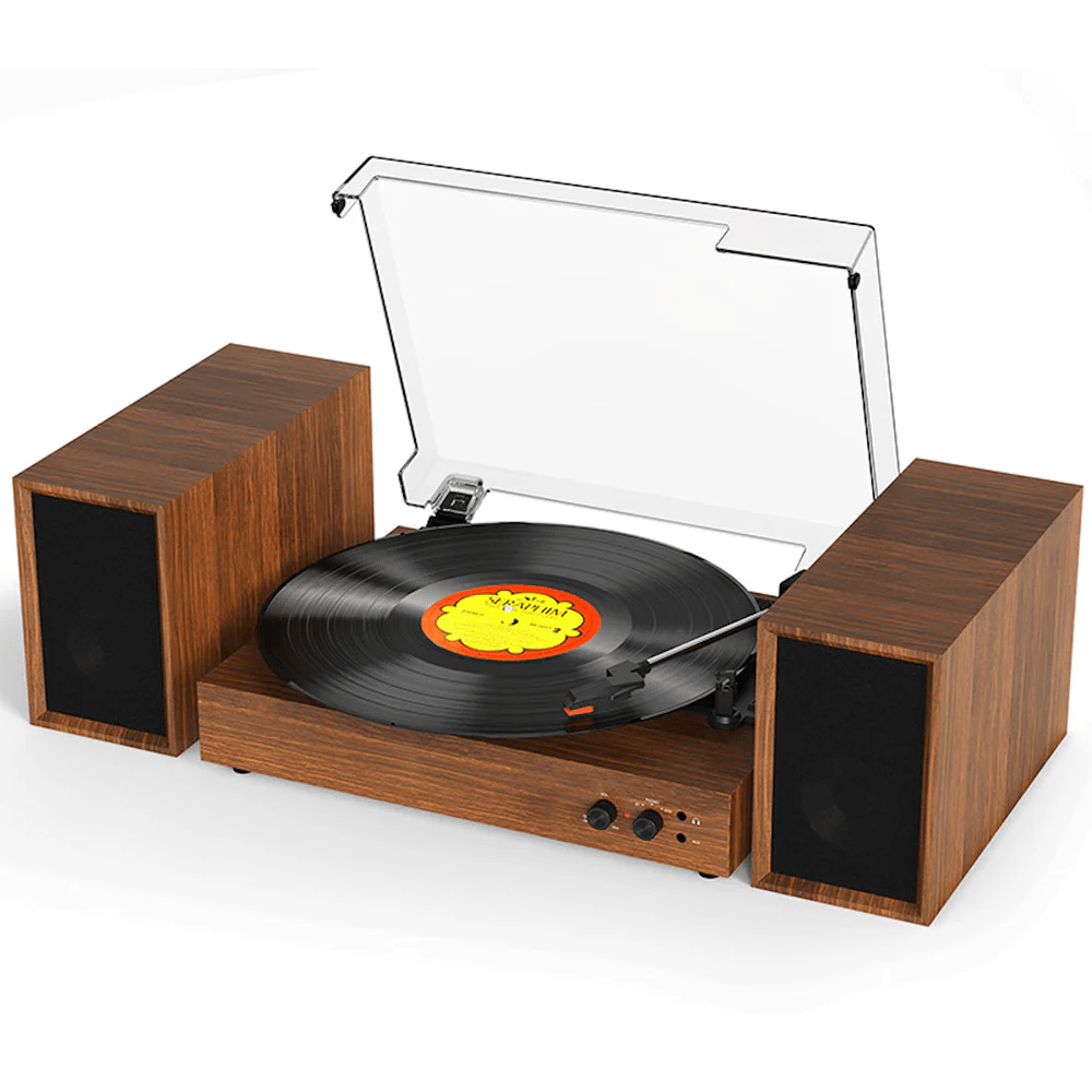 Steepletone Harrow Record Player 3-Speed Turntable with Bluetooth & PC Recording
