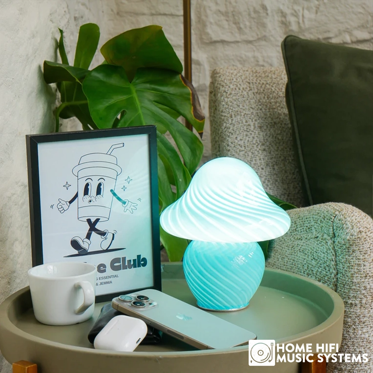 Steepletone Shroom Shine Mushroom shaped Table Lamp